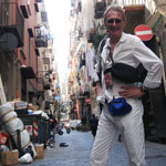 Bob Arno in Naples, Italy