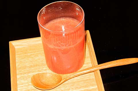 Kaiseki: Tomato juice