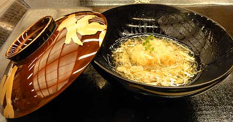 Kaiseki: Bamboo shoot in liquid starch