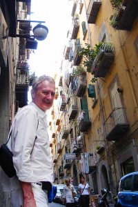 Bob Arno in Quartieri Spagnoli, Naples, Italy.