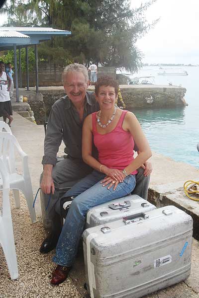 Bob and Bambi in Majuro, Marshall Islands