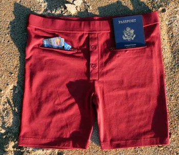 Clever Travel Companions men's pickpocket-proof underwear