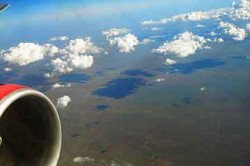 Clouds from a plane