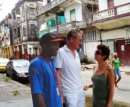 Muggers in Colon, Panama: A dangerous street in Colon.