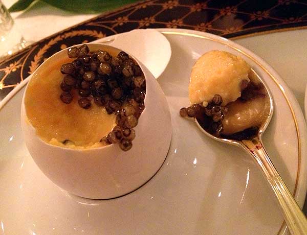 Vodka and caviar in Russia: Who does it better, the chicken or the sturgeon? Together, pure decadence!