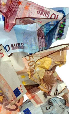 Euros crumbled