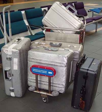 Halliburtons for luggage security; hotel safe theft