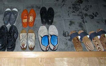 Japans shoe rules: Say goodbye to Western street shoes for the duration of the stay.