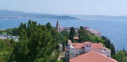 One view from Grand Hotel St. Bernardin in Portoroz, Slovenia