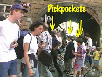 Pickpockets in Prague