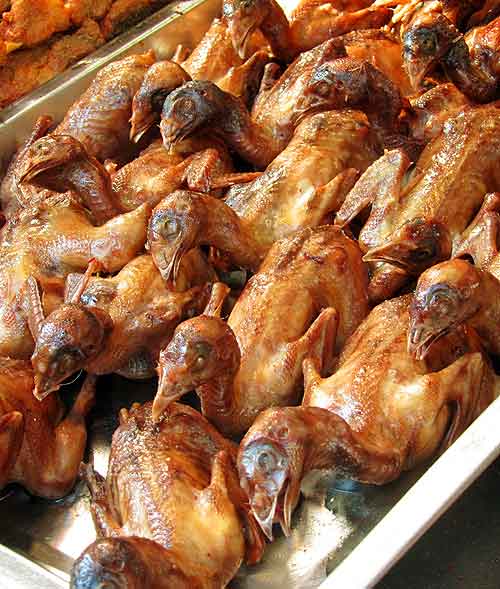 Beijing street food: Roast birds