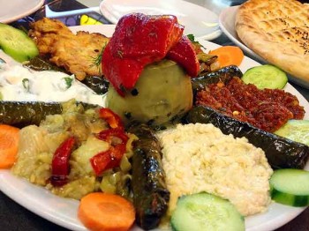 Turkish counterfeits: Turkish mezze plate.