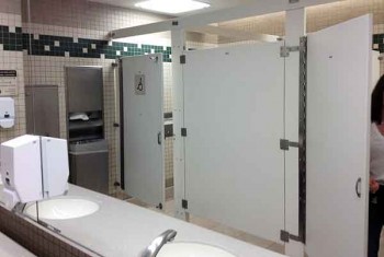 Handicap stall in ladies rooms