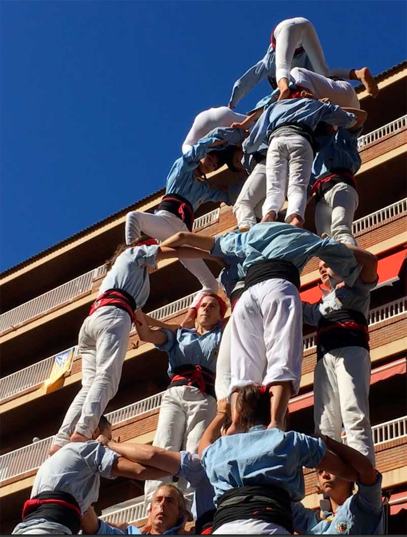 Castellers, the human towers