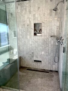 The shower in Houston's Post Oak Hotel